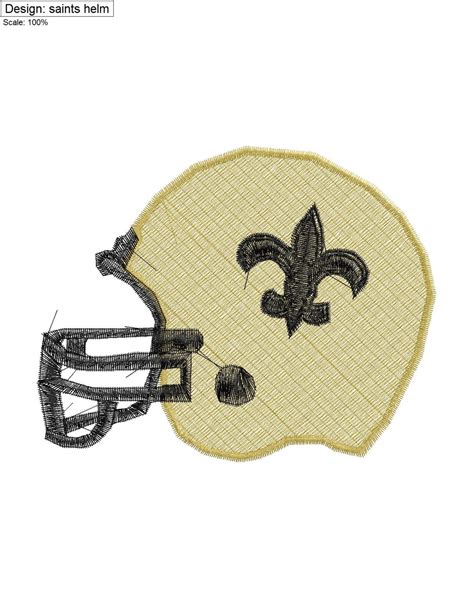 New Orleans Saints Embroidery Design .The by LOTSofEMBROIDERY