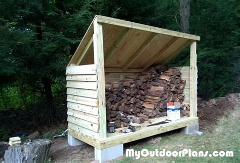 DIY Lean to Wood Shed | MyOutdoorPlans | Free Woodworking Plans and ...