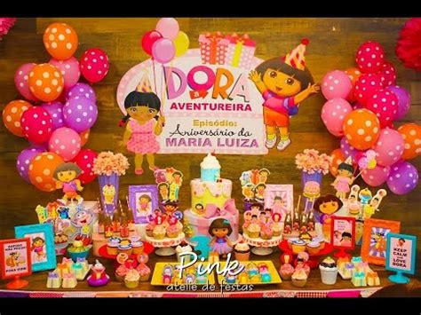 Dora The Explorer Birthday Party Via Little Wish Parties childrens party Blog - YouTube