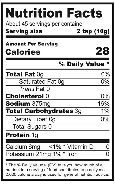 Nutrition Data Red Miso New layout | Rhapsody Natural Foods in Cabot Vermont