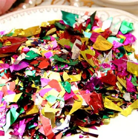 30g Wedding Party Confetti Shredded Foil Shredded Confetti Paper ...