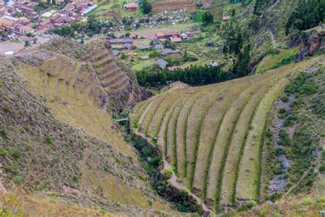 Inca`s Agricultural Terraces Stock Image - Image of round, peru: 132322375