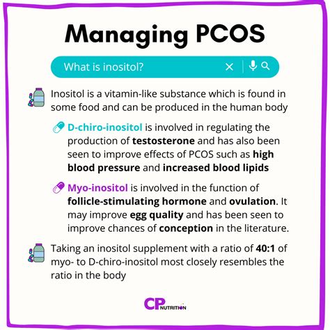 Do I need to Supplement with Inositol for PCOS? — Claire Pettitt CP Nutrition