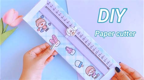 DIY ruler paper cutter / Handmade paper cutter / Diy paper cutter with ...