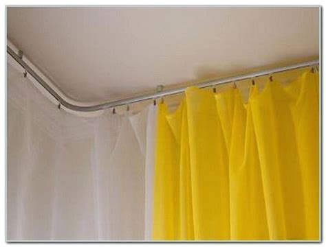 Splendid Curtains On Ceiling Track Decor with Ikea Track Curtains Teawingco | Ceiling curtain ...