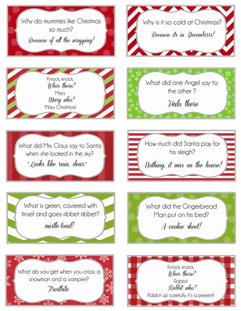 Elf on the Shelf Printable Joke Cards - Over the Big Moon