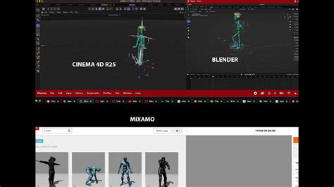 How to use Mixamo+Blender to quickly rig+animate your C4D character ...