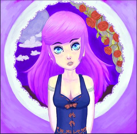 My purple lady by Ladusence on DeviantArt