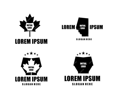 Premium Vector | Canadian logo design concept