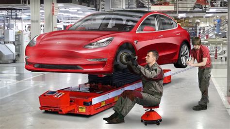 Elon Musk Most Advanced Factory: Inside Tesla Model 3 Production Line ...