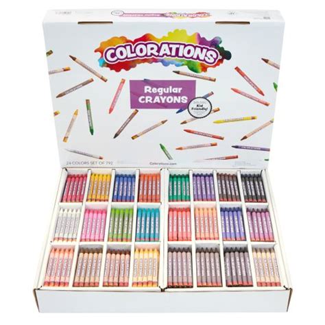 Colorations® Class Pack Regular Crayons - Set of 792