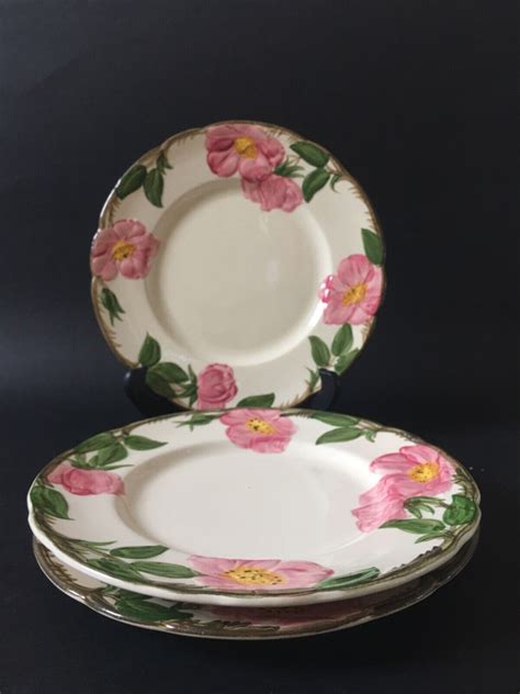 Franciscan Desert Rose 3 X Salad Plates - seasonsgala.com