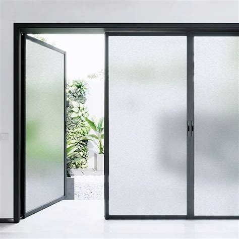 Wide 90cm*Long 45cm Frosted Opaque Glass Window Film For Window Privacy ...