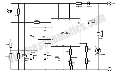 Photoelectric Smoke Detector - ElectroSchematics.com