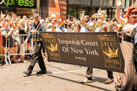 NYC LGBTQ Pride Parade on 5th Ave in Manhattan, New York on June 26 ...