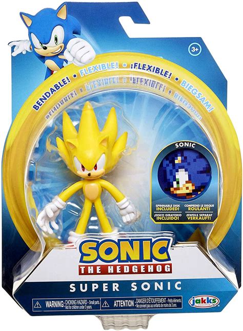 Sonic The Hedgehog 2020 Series 2 Super Sonic 4 Action Figure Jakks Pacific - ToyWiz