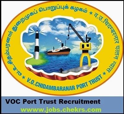 VOC Port Trust Recruitment 2025, Apply for VOC Latest Jobs Vacancy