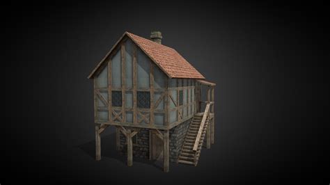 Medieval house - Download Free 3D model by Young_Wizard (@illya2878) [4ec56df] - Sketchfab
