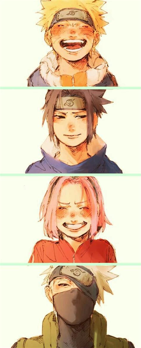 Team 7 | Naruto uzumaki, Kakashi, Anime naruto