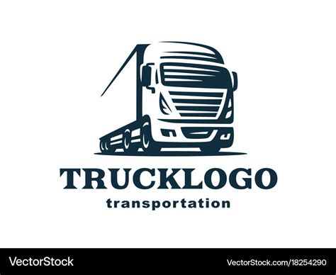 Semi Truck Vector Logo - mymindbodyandsoul20xx