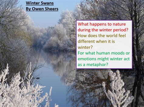 Love and Relationships Winter Swans | Teaching Resources | Aqa english literature, Relationship ...