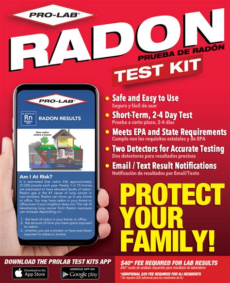 Radon Gas Test Kit (Short Term) – PRO-LAB® Test Kits