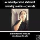 Law School Personal Statement I Removing Unnecessary Details : r/LSATUnplugged