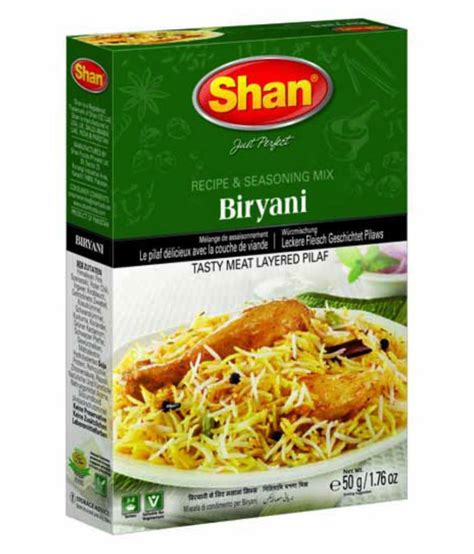Shan Biryani Masala 50 gm Pack of 4: Buy Shan Biryani Masala 50 gm Pack of 4 at Best Prices in ...
