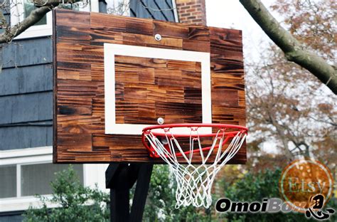 Custom Cool Wood Basketball Hoop For Indoor/Outdoor | OmoiBox Creation – OMOIBOX