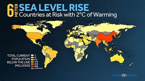 Sea levels could rise at least 20 feet by the year 2200 | Sea level rise, Sea level, Risen