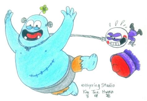 Spookiz frankie and Kong Kong | Spookiz, Smurfs, Fan art