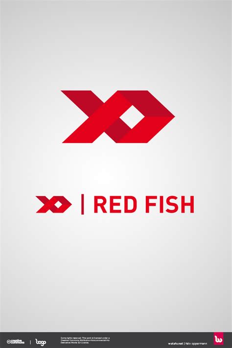 Red Fish Logotype by watafu-dev on DeviantArt