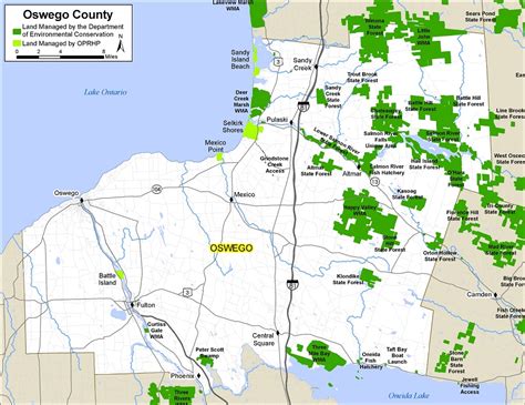 Oswego New York Map