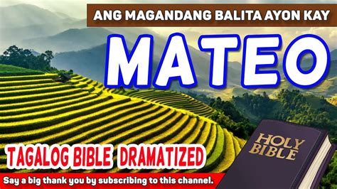 Tagalog audio bible matthew - jujatechs