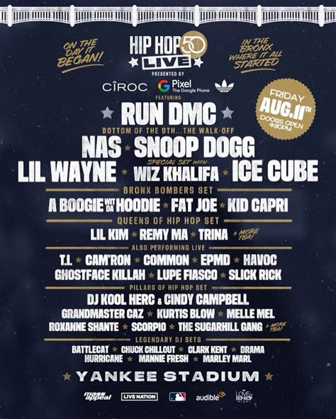 Stream Run DMC, Nas, Snoop Dogg, Lil Wayne, more from Yankee Stadium