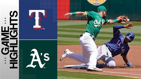 Rangers vs. A's Game Highlights (5/13/23) | MLB Highlights - YouTube