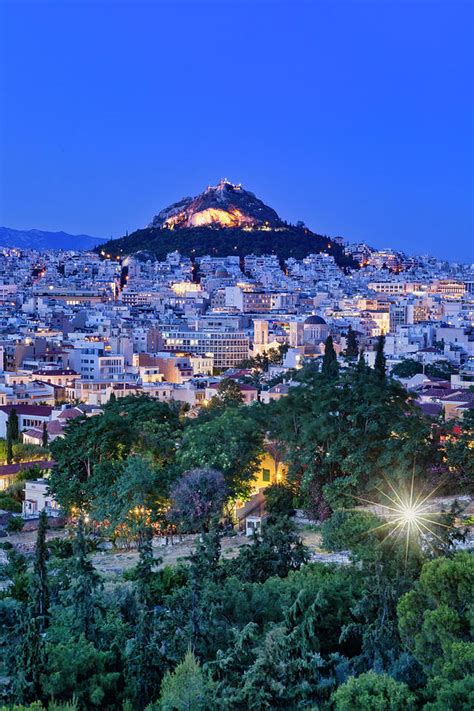 Athens Cityscape, Greece Digital Art by Claudia Uripos - Fine Art America