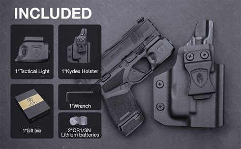 Gun Light with Holster For Springfield Micro Compact Hellcat/Hellcat RDP Pistol - 102aoki.com