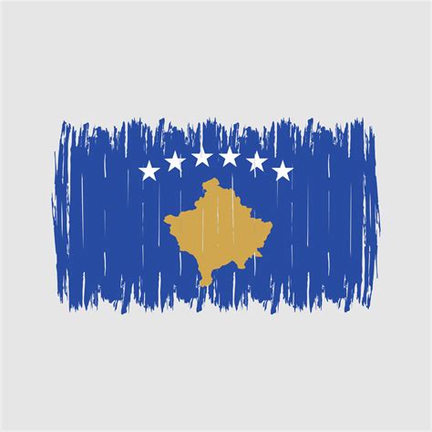 Kosovo Flag Brush 14668428 Vector Art at Vecteezy