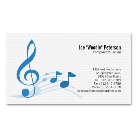 10+ Musician Business Card ideas | musician business card, business ...