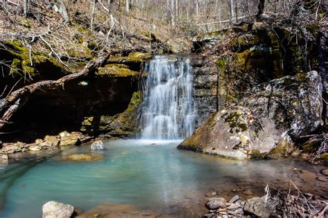 Rick's Hiking Blog: Spring Creek Waterfalls, Arkansas Ozarks north of Treat, Arkansas