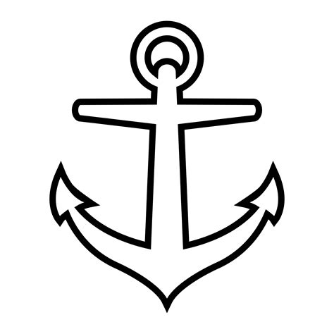 Anchor vector icon 550357 Vector Art at Vecteezy