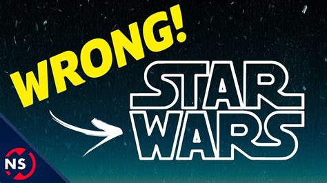 This is NOT the STAR WARS Logo! (Origin & History of the Star Wars ...