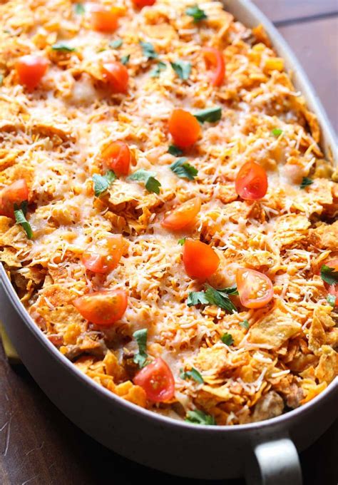 Doritos Casserole | The Best Taco Casserole | Cookies and Cups