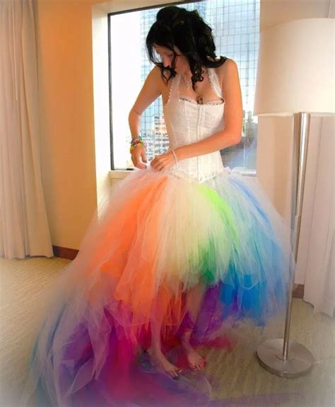 Popular Rainbow Wedding Dresses-Buy Cheap Rainbow Wedding Dresses lots ...