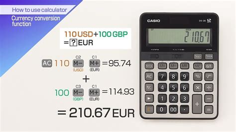 CASIO【How to use calculator Currency conversion function】 - YouTube