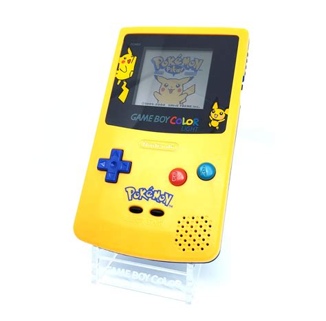 Nintendo Gameboy Color Light Pokemon Edition Gelb » GameBoy Customs