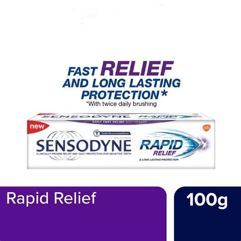 Sensodyne Rapid Relief Whitening 100g | Shopee Malaysia