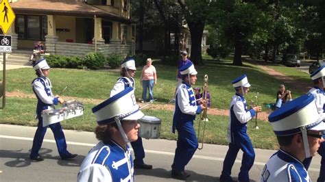 Halstead High School Cadences and Fight Song K-State Band Day Parade 2013 - YouTube