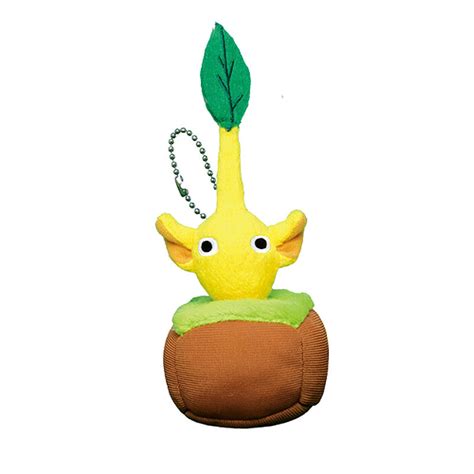 Plush Keychain Pull-Out Yellow Pikmin - Meccha Japan